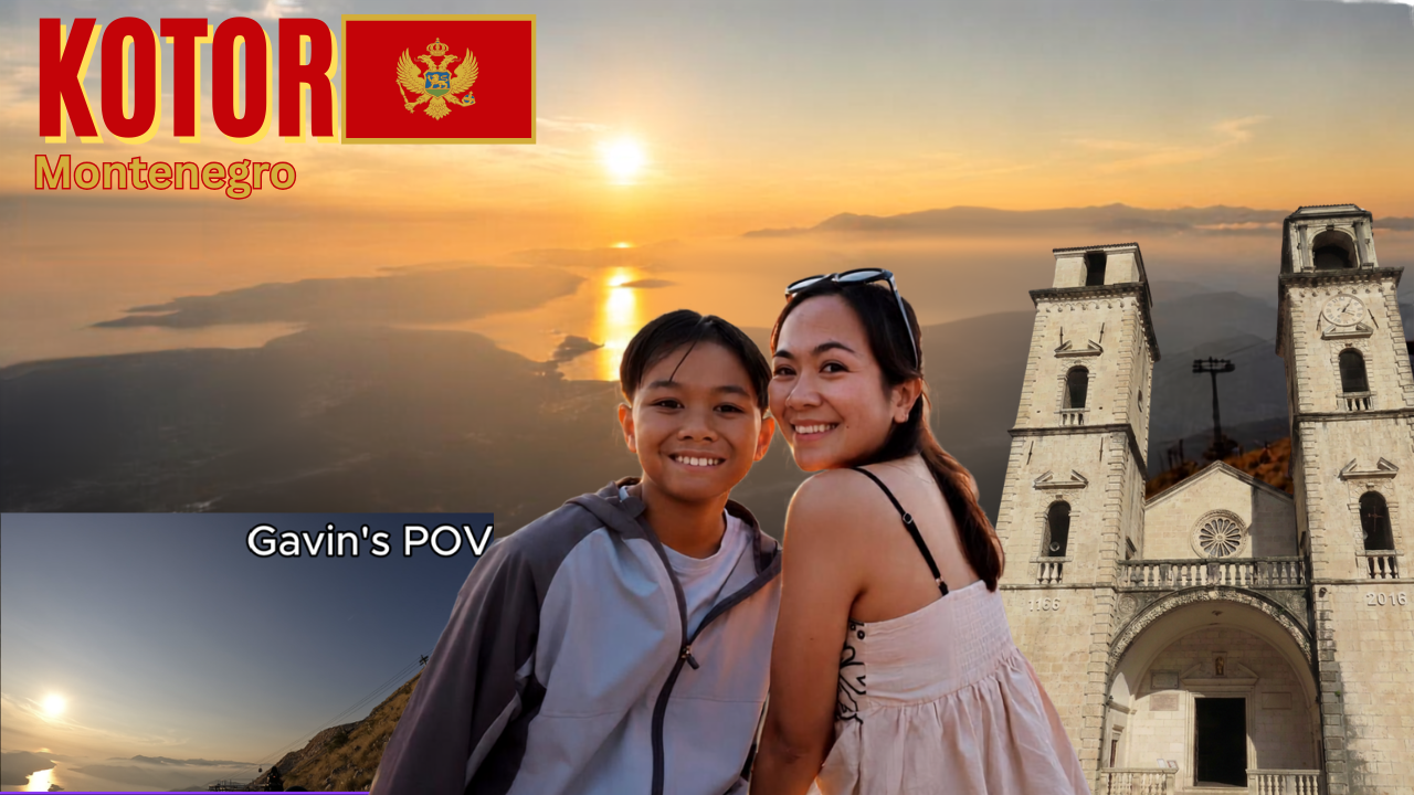 Kotor Montenegro travel vlog thumbnail